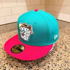 Frisco RoughRiders MiLB Copa de la Diversión New Era 59FIFTY Hat Cap 7 1/2 New